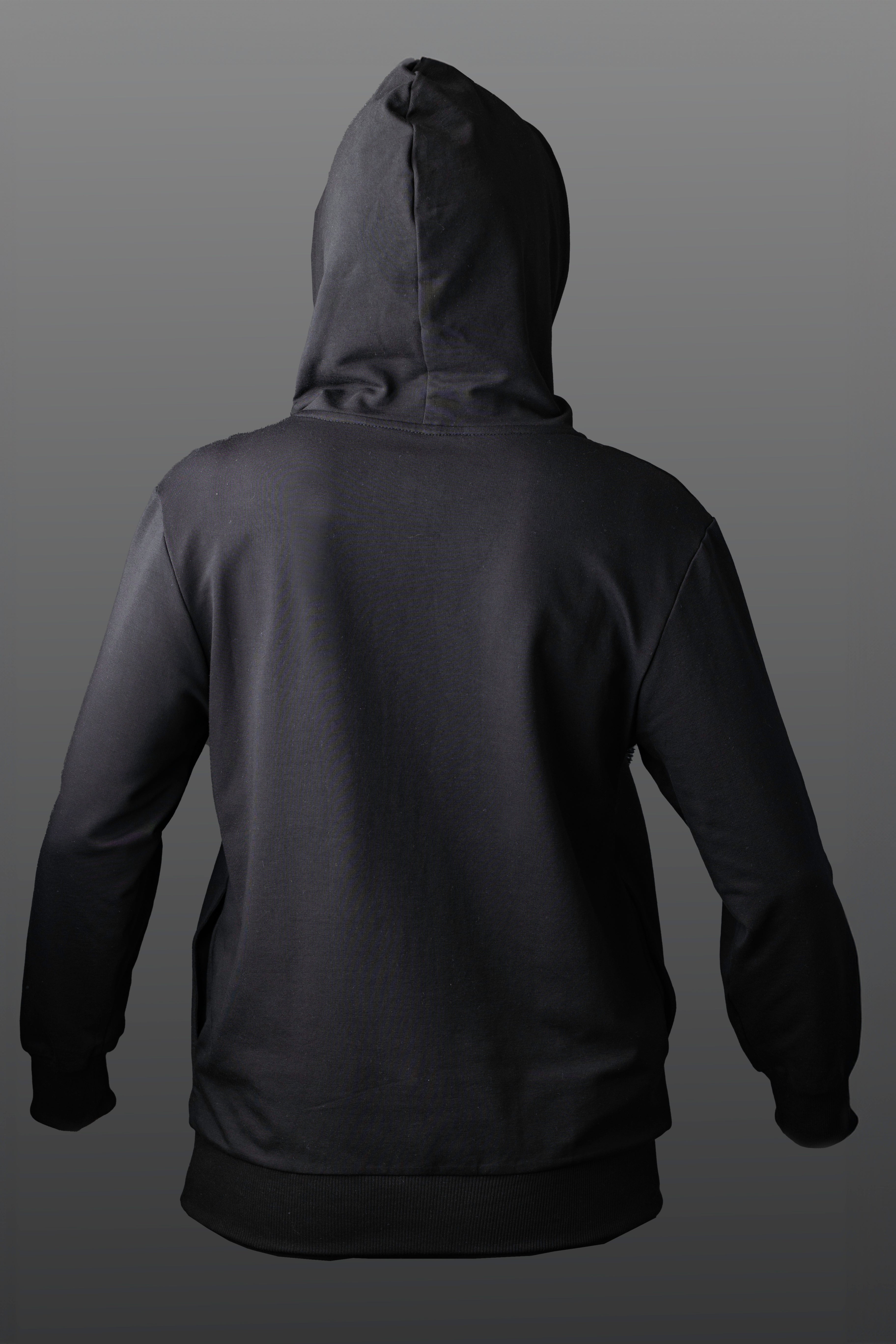 Black Hoodie "Hera" - Woman