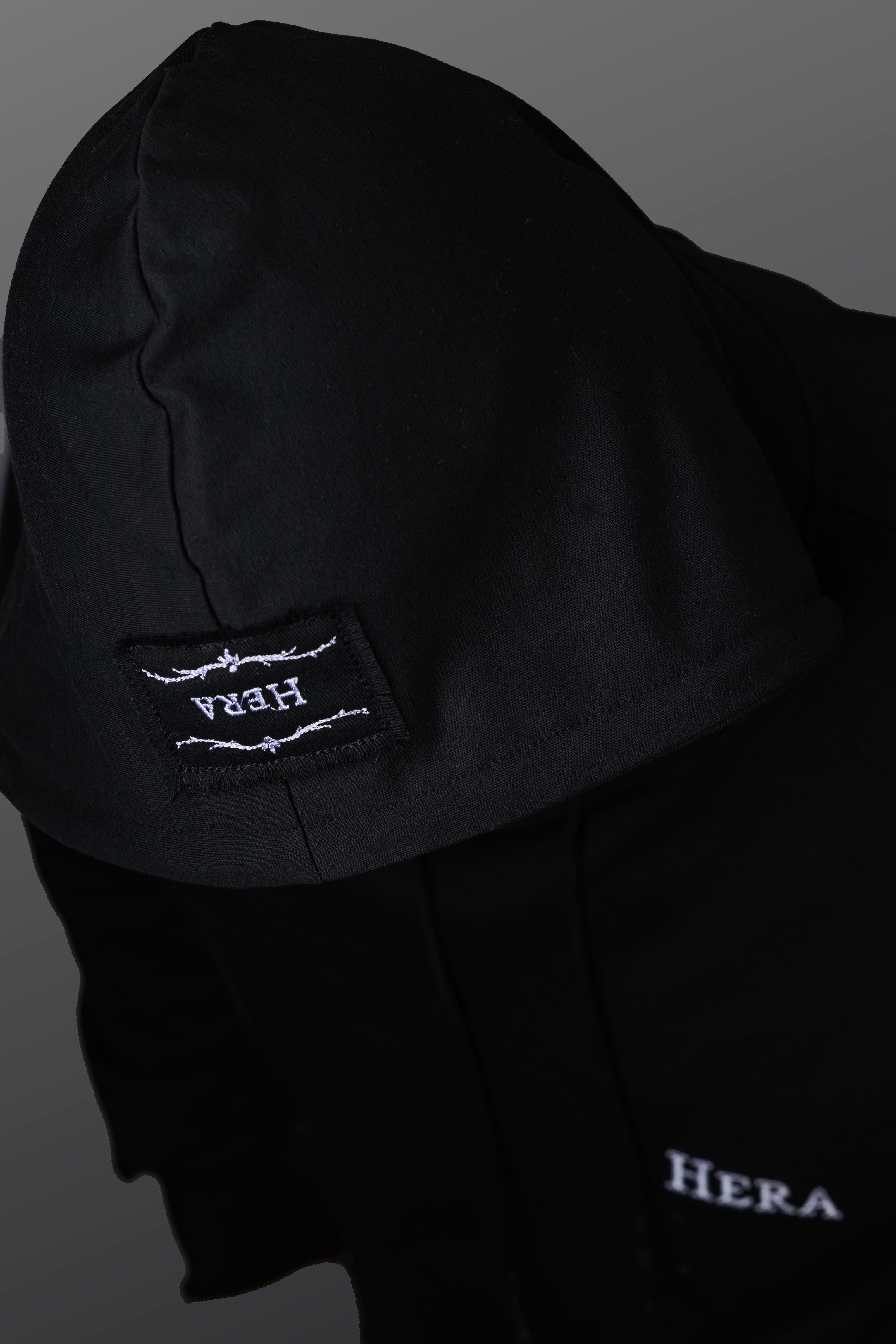Black Hoodie "Hera" - Man