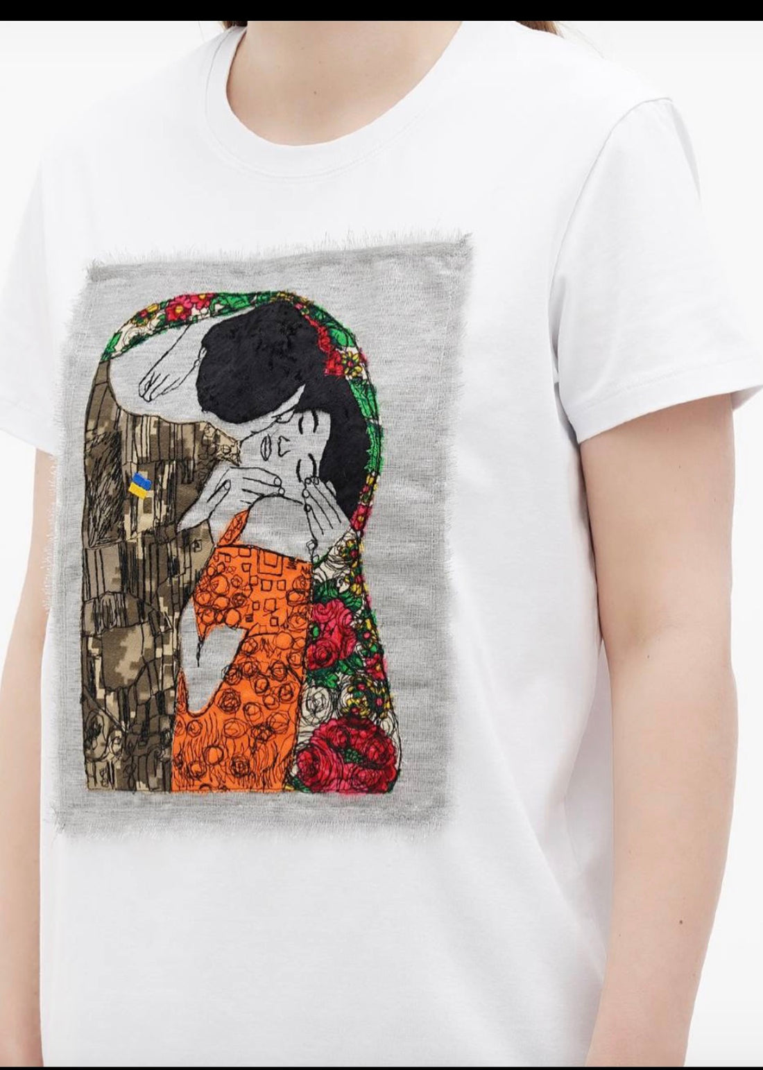 The Kiss of the Armed Forces of Ukraine T-Shirt White