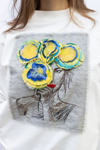 Floral Wreath Sweatshirt