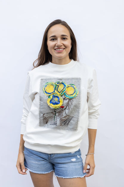 Sudadera Corona de Flores