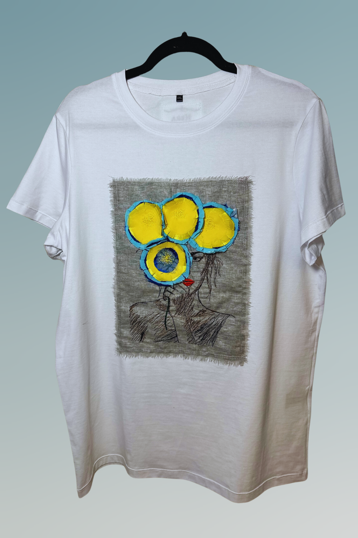 CUSTOM / FLORAL WREATH T-SHIRT