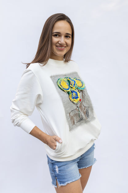 Sudadera Corona de Flores