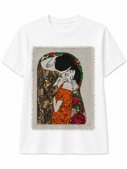The Kiss of the Armed Forces of Ukraine T-Shirt White