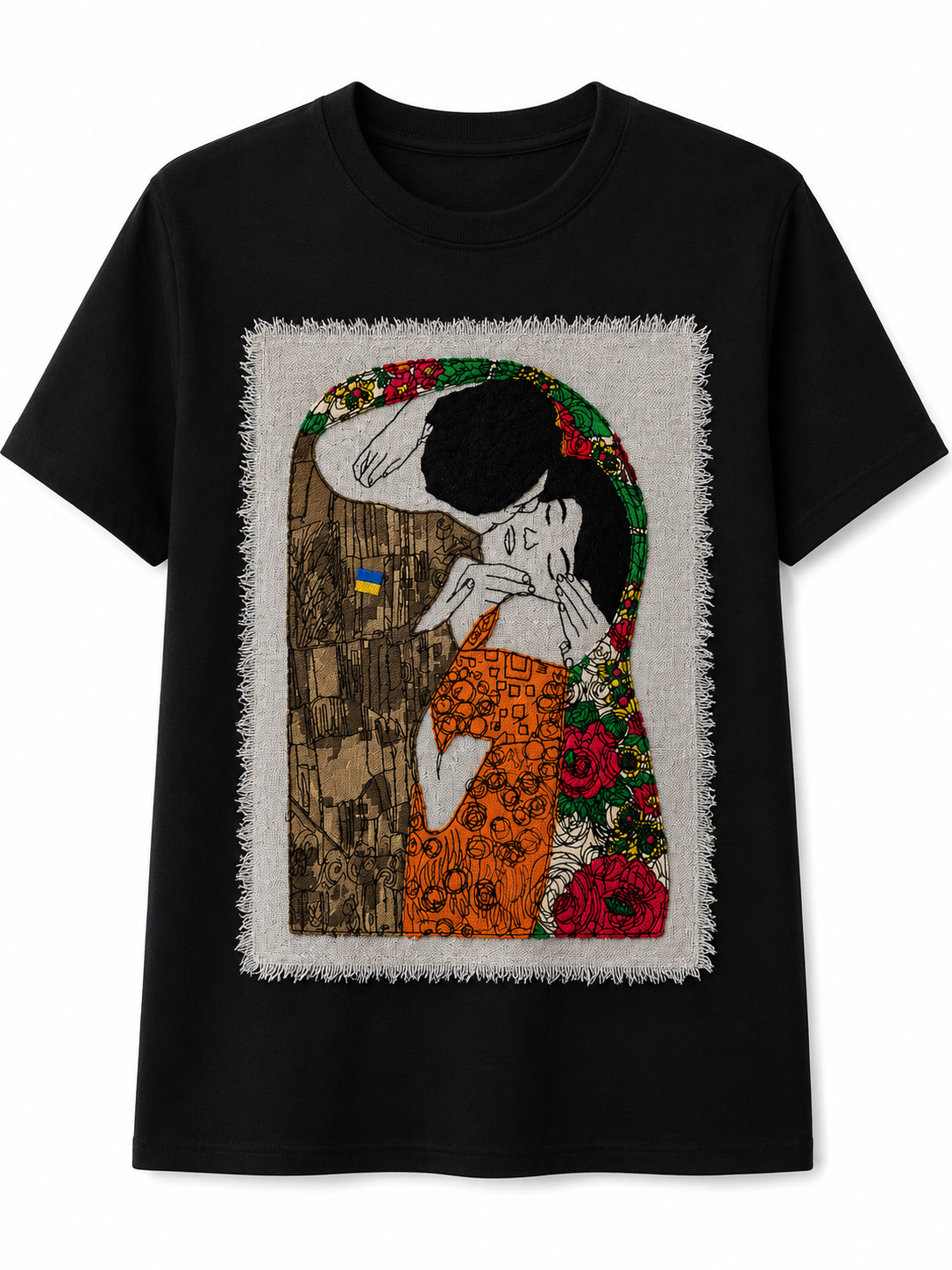 The Kiss of the Armed Forces of Ukraine T-Shirt Black